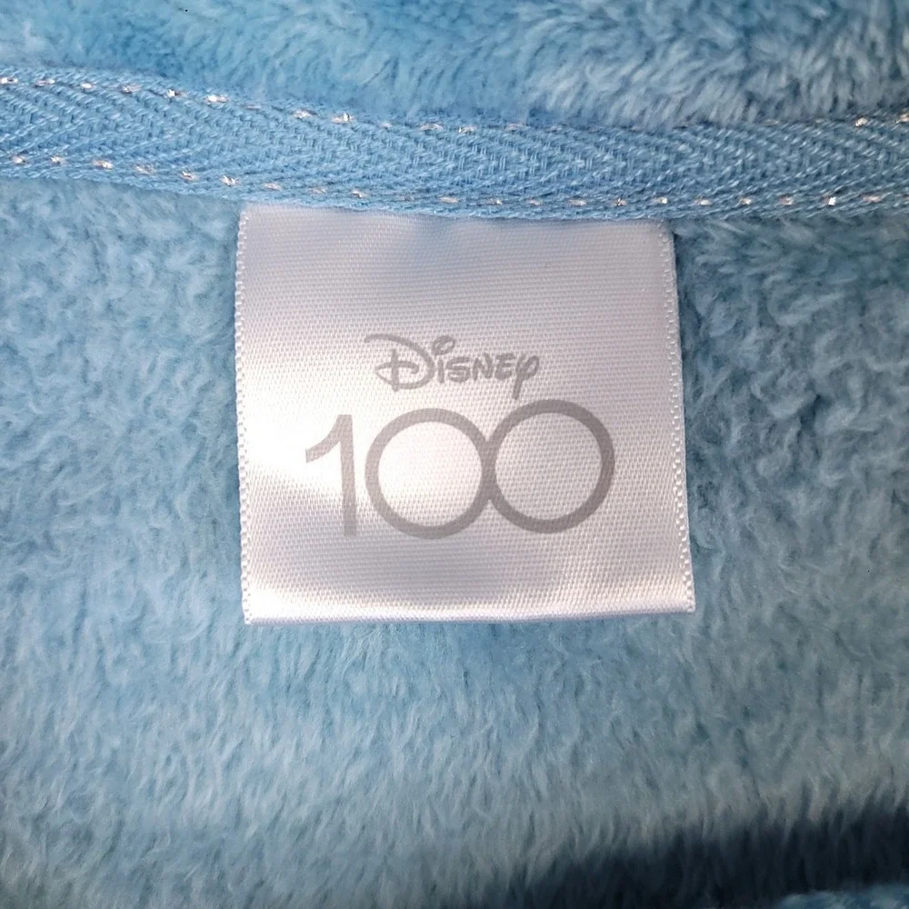 Disney 100 Stitch Plush Fleece Sleepwear Lounge Top Womens 2X Blue - Picture 5 of 8